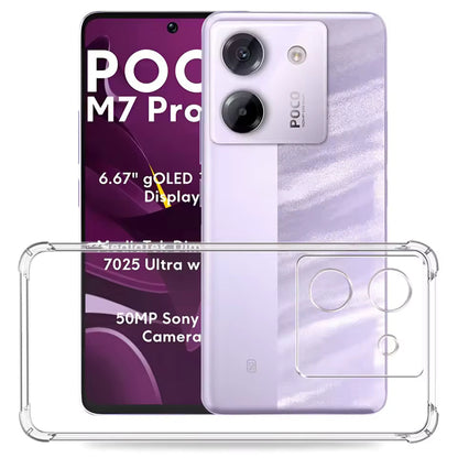 Tok Xiaomi Poco M7 Pro 5G-hez, Techsuit, Ütésálló Átlátszó, Átlátszó