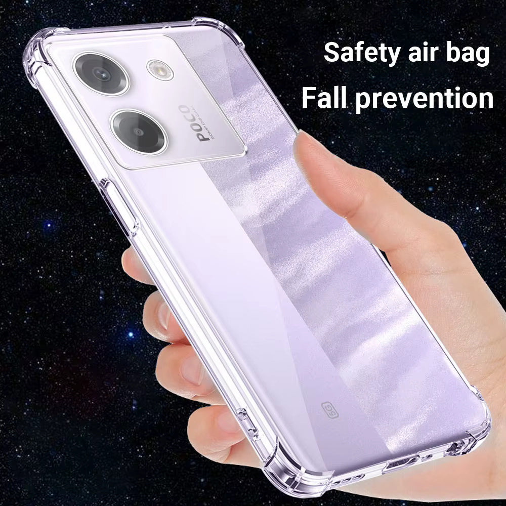 Tok Xiaomi Poco M7 Pro 5G-hez, Techsuit, Ütésálló Átlátszó, Átlátszó