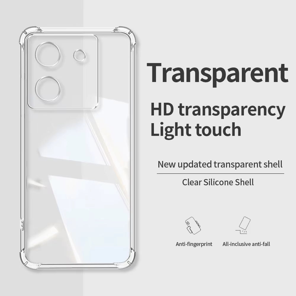 Tok Xiaomi Poco M7 Pro 5G-hez, Techsuit, Ütésálló Átlátszó, Átlátszó