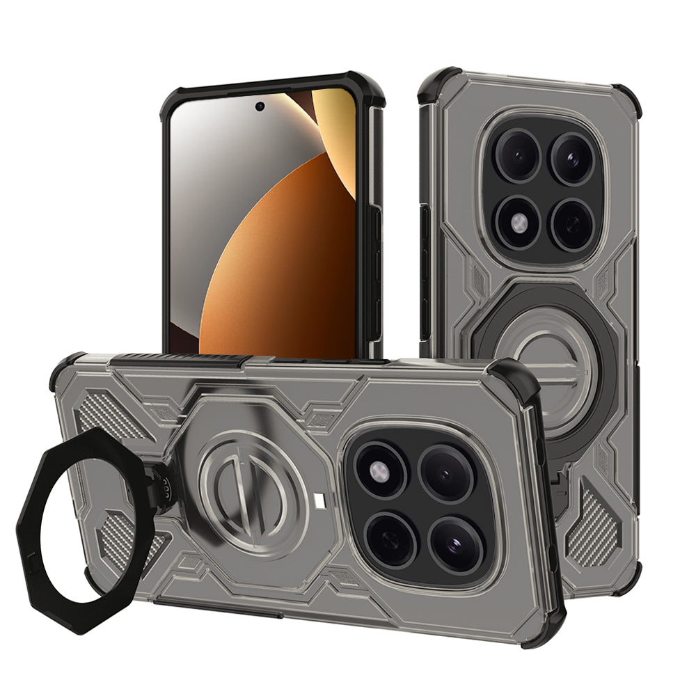 Tok Xiaomi Poco M8 Pro / Redmi Note 15 Pro+ 5G készülékhez, Techsuit, Carbon Shield Pro, Füstszínű