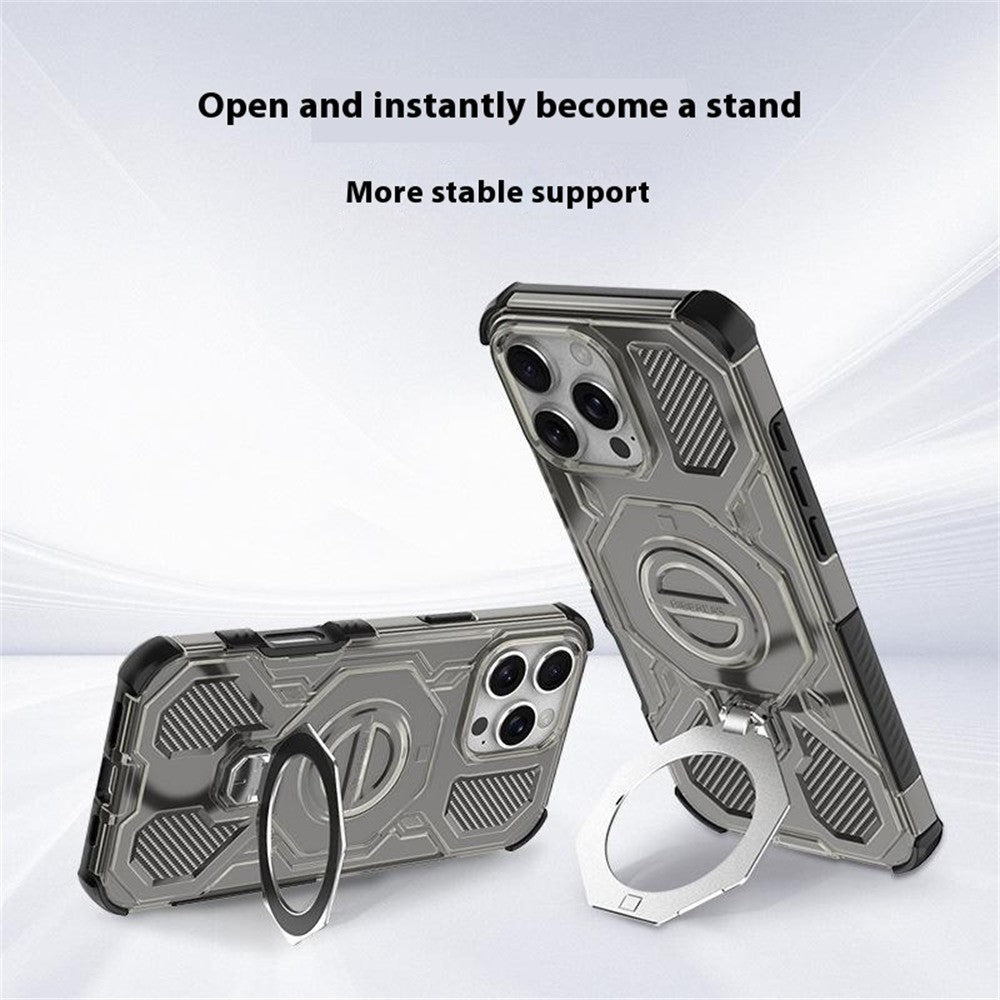 Tok Xiaomi Poco M8 Pro / Redmi Note 15 Pro+ 5G készülékhez, Techsuit, Carbon Shield Pro, Füstszínű