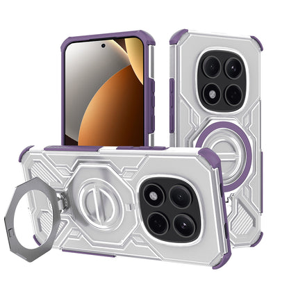 Tok Xiaomi Poco M8 Pro / Redmi Note 15 Pro+ 5G készülékhez, Techsuit, Carbon Shield Pro, Lila