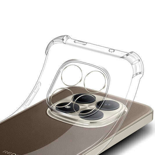 Tok a Xiaomi Poco M8 Pro / Redmi Note 15 Pro+ 5G készülékhez, Techsuit, Ütésálló Átlátszó, Átlátszó