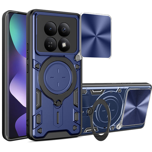 Tok a Xiaomi Poco M8 / Redmi Note 15 5G / Note 15 4G készülékhez, Techsuit, CamGuard Pro, Kék