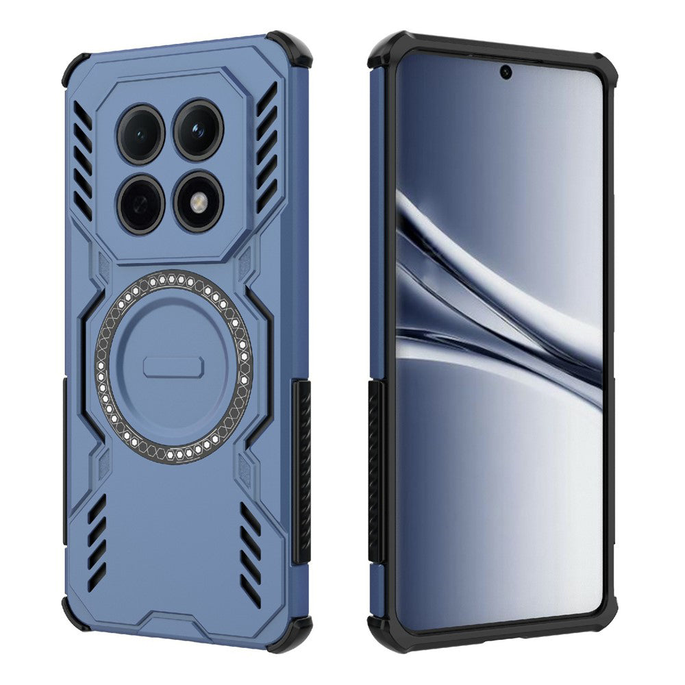 MagSafe tok Xiaomi Poco M8 / Redmi Note 15 5G készülékhez, Techsuit, ArmorMag, Kék