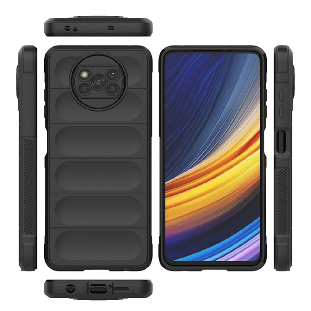 Tok Xiaomi Poco X3 Pro / X3 NFC / X3-hoz, Techsuit, Magic Shield, Fekete