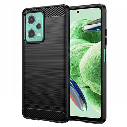 Tok Xiaomi Poco X5 / Note 12 5G-hez, Techsuit, Karbon, Fekete