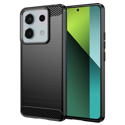 Tok Xiaomi Poco X6 / Note 13 Pro 5G-hez, Techsuit, karbon, fekete