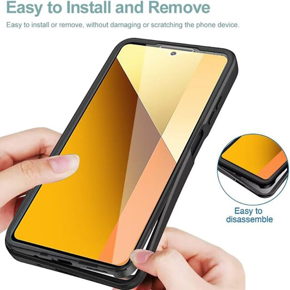 Tok Xiaomi Poco X6 Pro-hoz, Techsuit, ColorVerse 360, Fekete