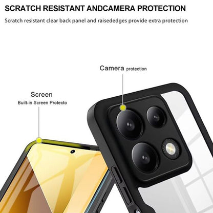 Tok Xiaomi Poco X6 Pro-hoz, Techsuit, ColorVerse 360, Fekete