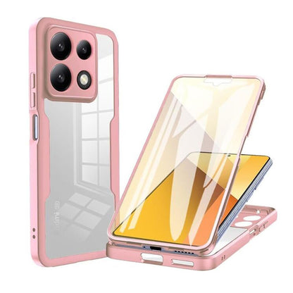 Tok Xiaomi Poco X6 Pro-hoz, Techsuit, ColorVerse 360, rózsaszín