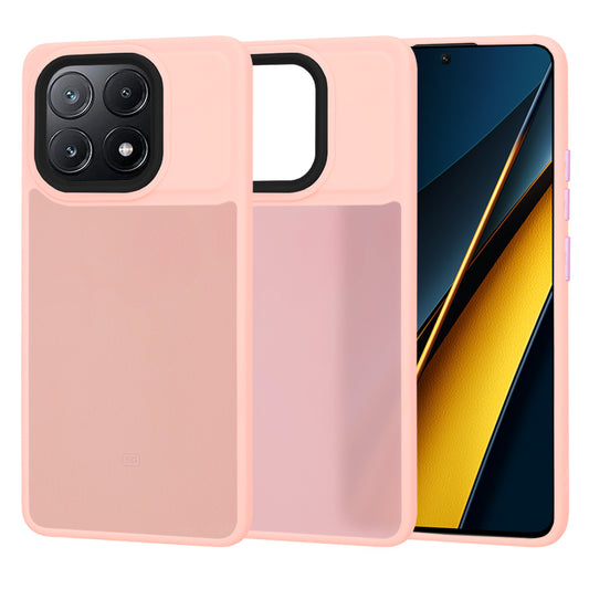 Tok Xiaomi Poco X6 Pro-hoz, Techsuit, HaloFrost, Rózsaszín