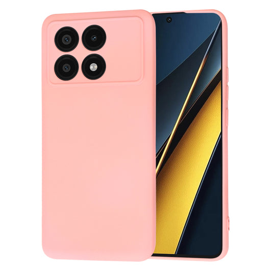 Tok Xiaomi Poco X6 Pro-hoz, Techsuit, SoftFlex, Világos rózsaszín