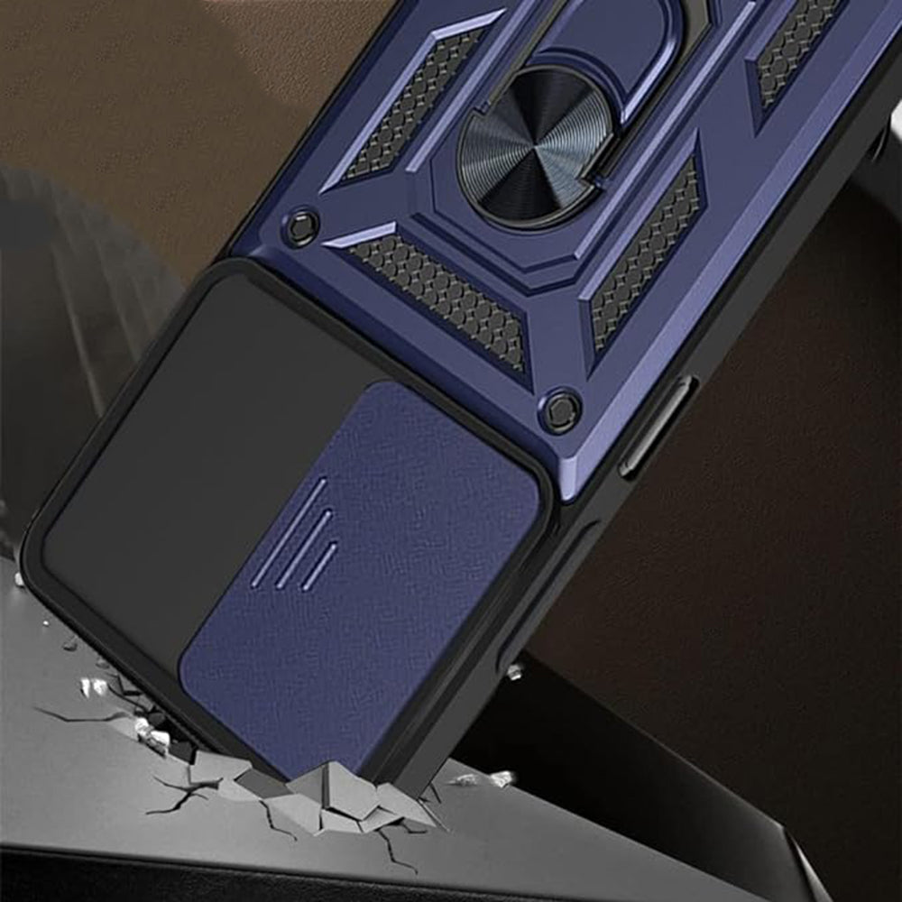 Tok a Xiaomi Poco X6 / Redmi Note 13 Pro 5G készülékhez, Techsuit, CamShield, Zöld