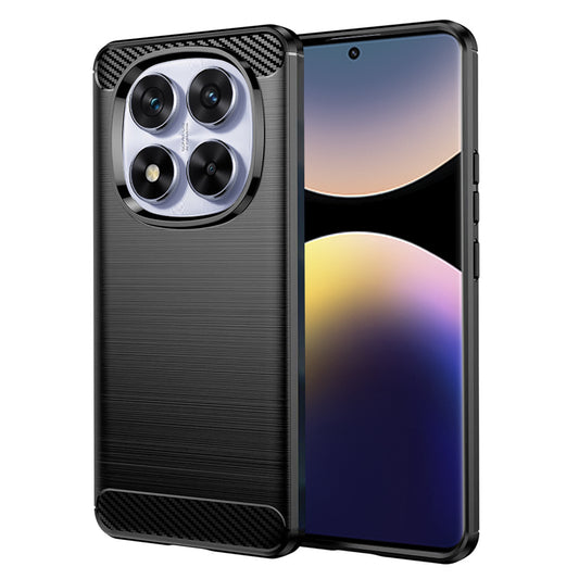 Tok Xiaomi Poco X7 / Note 14 Pro 5G-hez, Techsuit, karbon, fekete