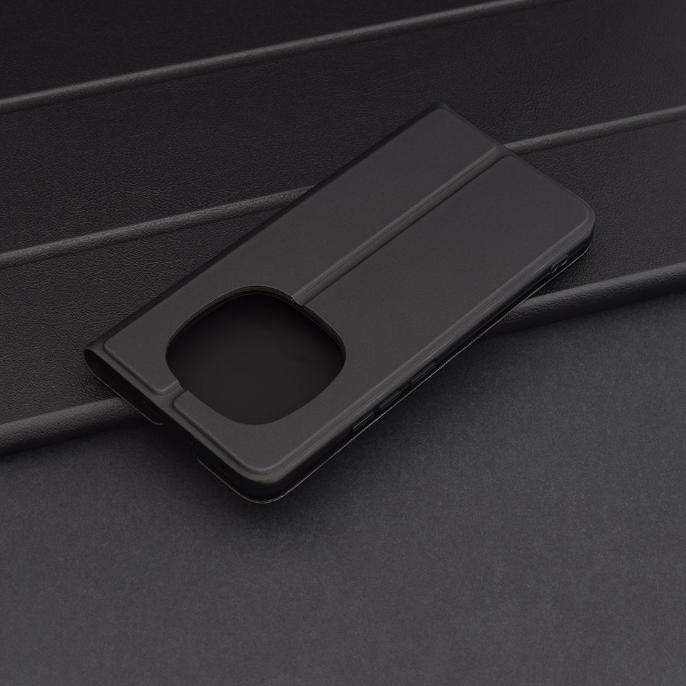 Tok Xiaomi Poco X7 / Note 14 Pro 5G-hez, Techsuit, Magskin Book, Fekete