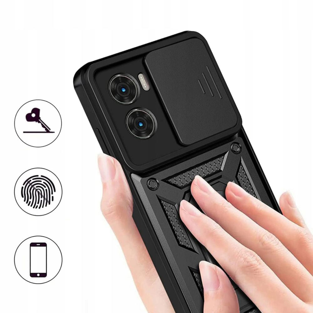 Tok Xiaomi Poco X7 Pro-hoz, Techsuit, CamShield, Fekete