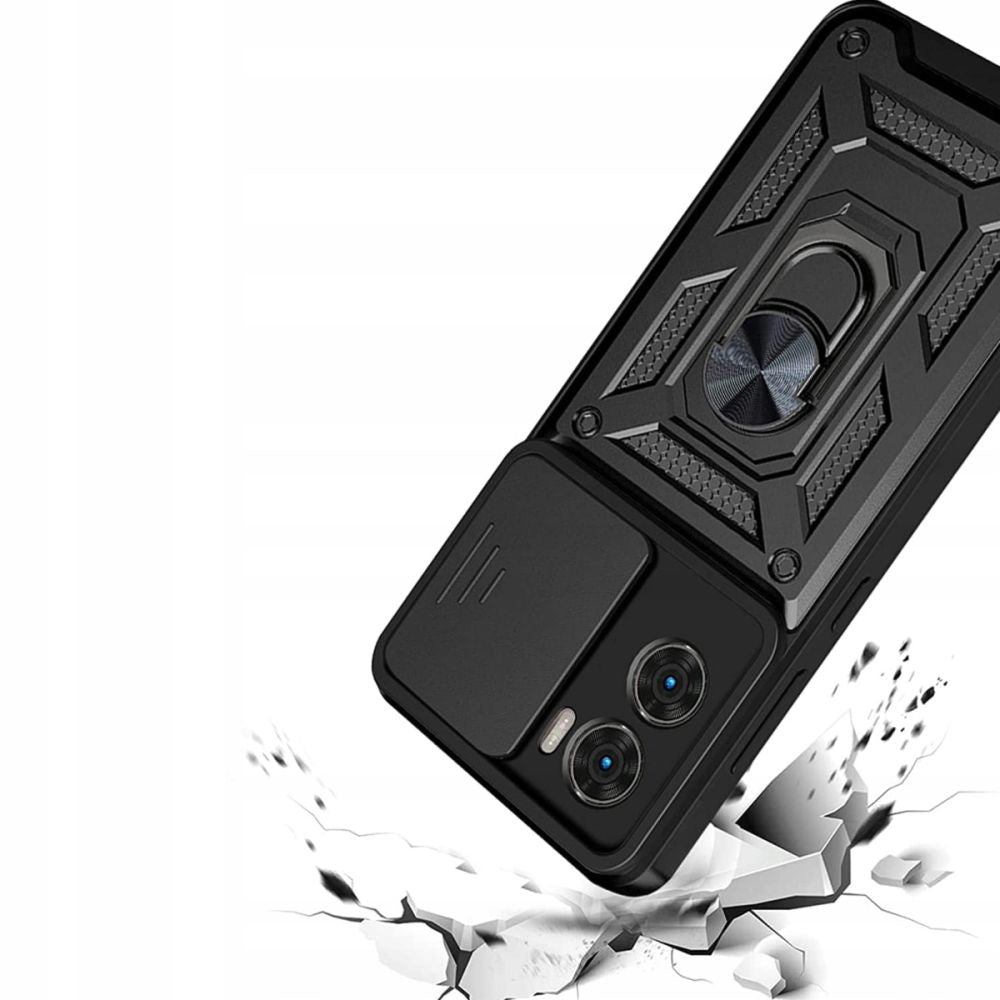 Tok Xiaomi Poco X7 Pro-hoz, Techsuit, CamShield, Fekete