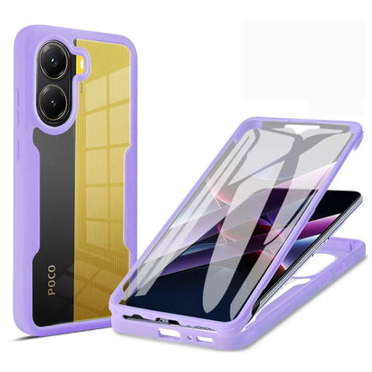 Tok Xiaomi Poco X7 Pro-hoz, Techsuit, ColorVerse 360, Lila