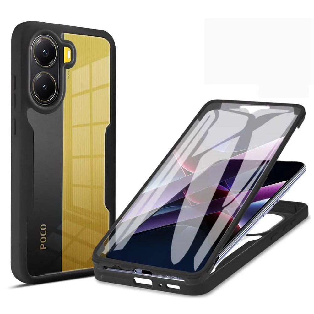 Tok Xiaomi Poco X7 Pro-hoz, Techsuit, ColorVerse 360, Fekete