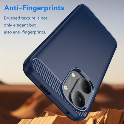 Tok Xiaomi Poco X8 Pro Max-hoz, Techsuit, karbon, kék