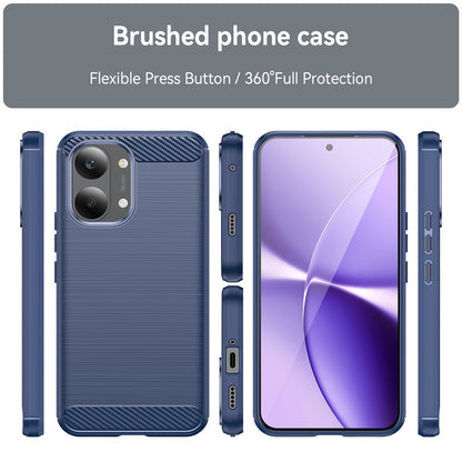 Tok Xiaomi Poco X8 Pro Max-hoz, Techsuit, karbon, kék