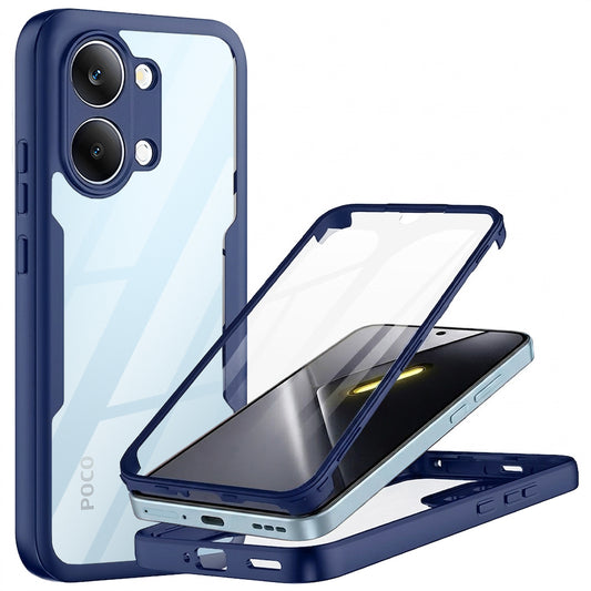 Tok Xiaomi Poco X8 Pro Max-hoz, Techsuit, ColorVerse 360, Kék