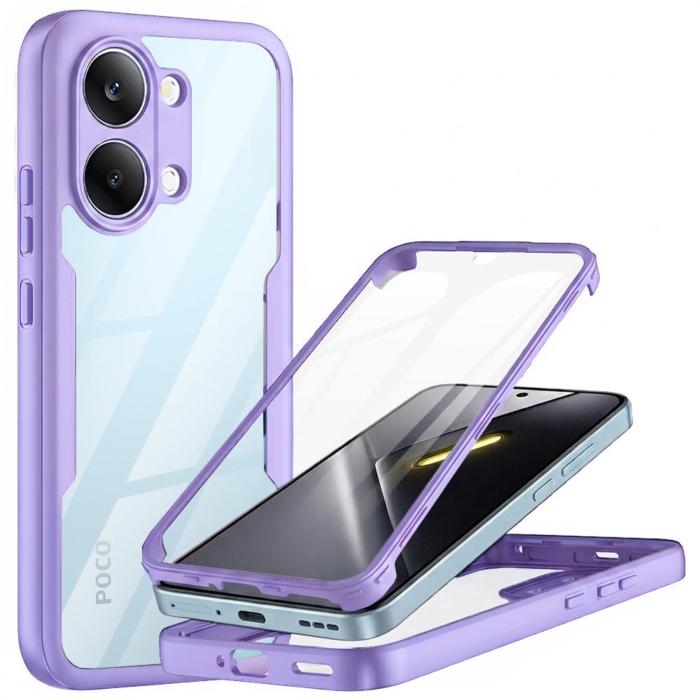 Tok Xiaomi Poco X8 Pro Max-hoz, Techsuit, ColorVerse 360, Lila