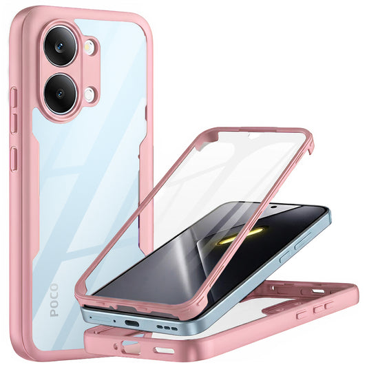 Tok Xiaomi Poco X8 Pro Max-hoz, Techsuit, ColorVerse 360, Rózsaszín