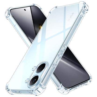 Tok Xiaomi Poco X8 Pro Max-hoz, Techsuit, Ütésálló Átlátszó, Átlátszó