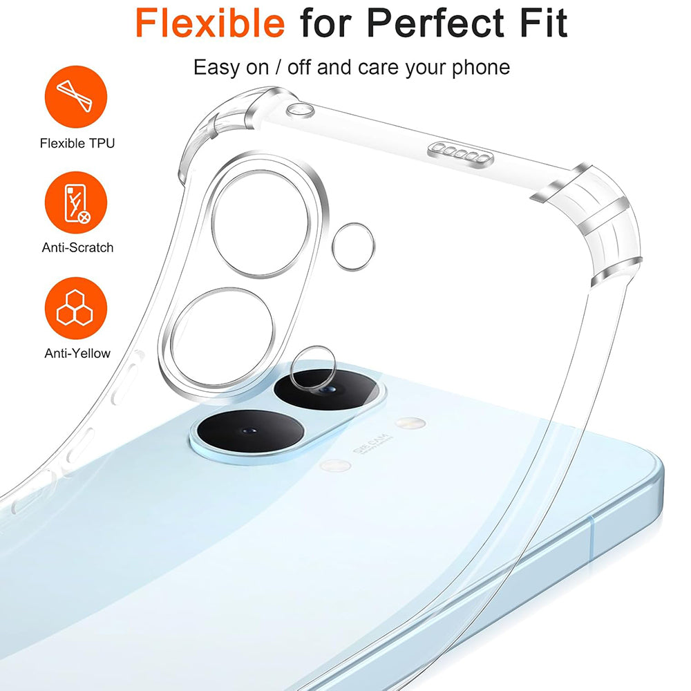 Tok Xiaomi Poco X8 Pro Max-hoz, Techsuit, Ütésálló Átlátszó, Átlátszó