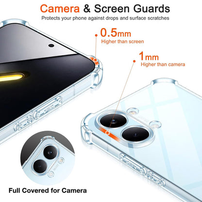 Tok Xiaomi Poco X8 Pro Max-hoz, Techsuit, Ütésálló Átlátszó, Átlátszó