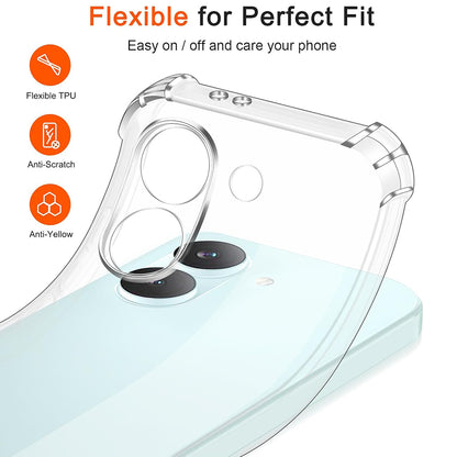 Tok a Xiaomi Poco X8 Pro-hoz, Techsuit, Ütésálló Átlátszó, Átlátszó