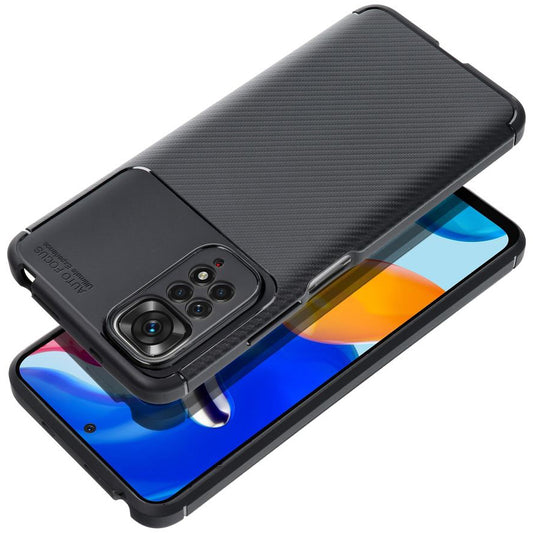 Tok Xiaomi Poco C65 / Redmi 13C-hez, OEM, Carbon Premium, Fekete