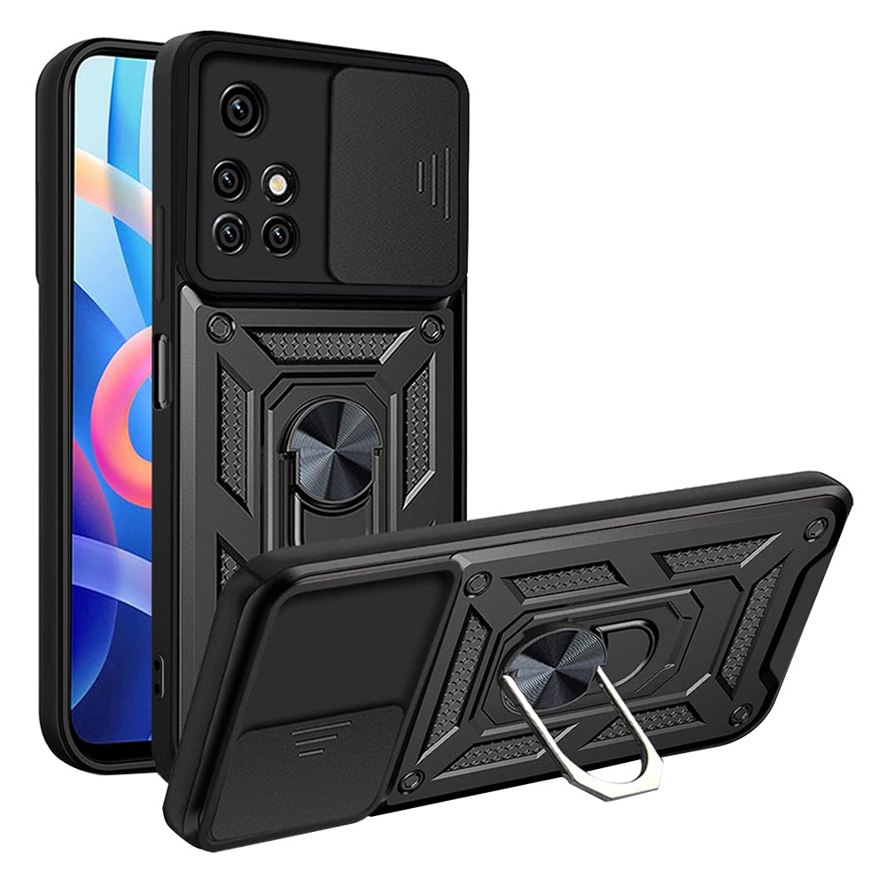 Tok Xiaomi Redmi 10 2022 / 10 (2021) számára, Techsuit, CamShield, Fekete