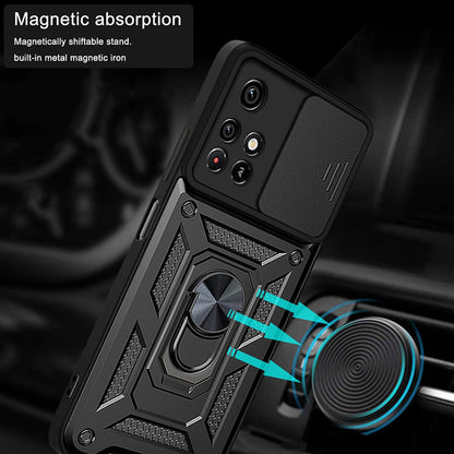 Tok Xiaomi Redmi 10 2022 / 10 (2021) számára, Techsuit, CamShield, Fekete