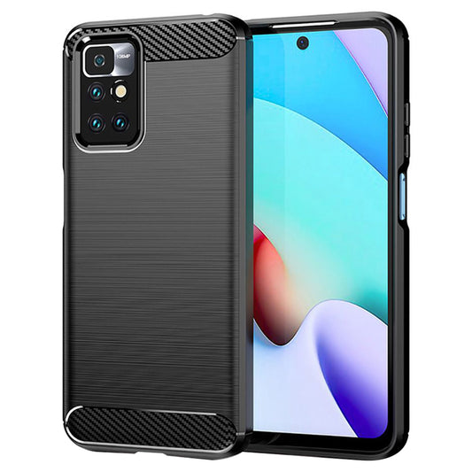 Tok Xiaomi Redmi 10 2022 / 10 (2021) számára, Techsuit, Karbon, Fekete