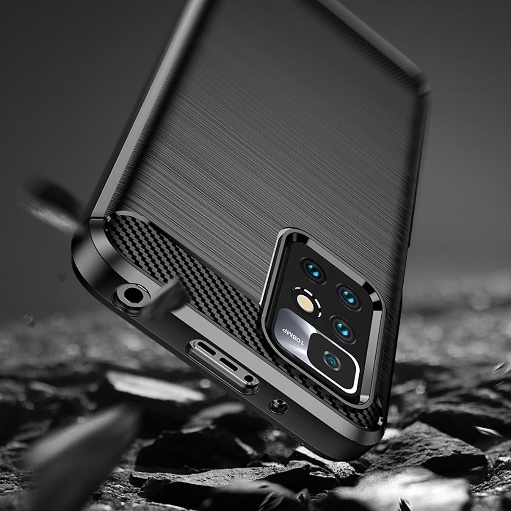 Tok Xiaomi Redmi 10 2022 / 10 (2021) számára, Techsuit, Karbon, Fekete
