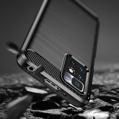 Tok Xiaomi Redmi 10 2022 / 10 (2021) számára, Techsuit, Karbon, Fekete