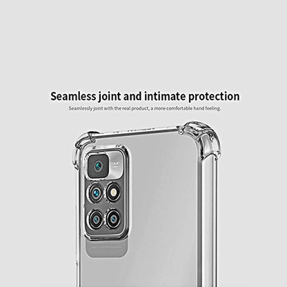 Tok Xiaomi Redmi 10 2022 / 10 (2021) számára, Techsuit, Ütésálló Átlátszó, Átlátszó
