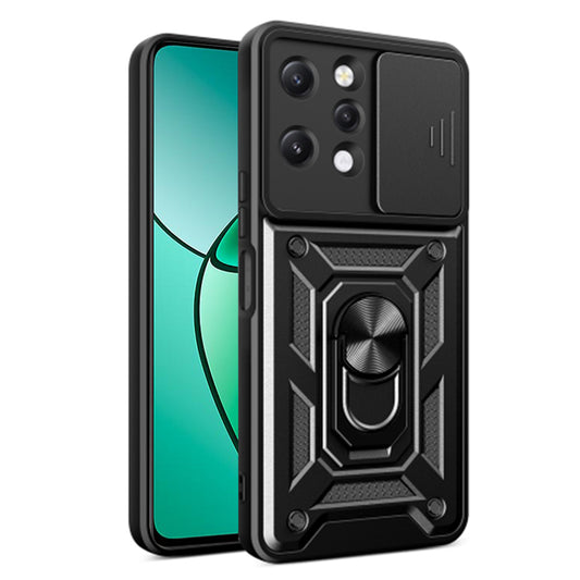 Tok Xiaomi Redmi 12 5G / 12-hez, Techsuit, CamShield, Fekete