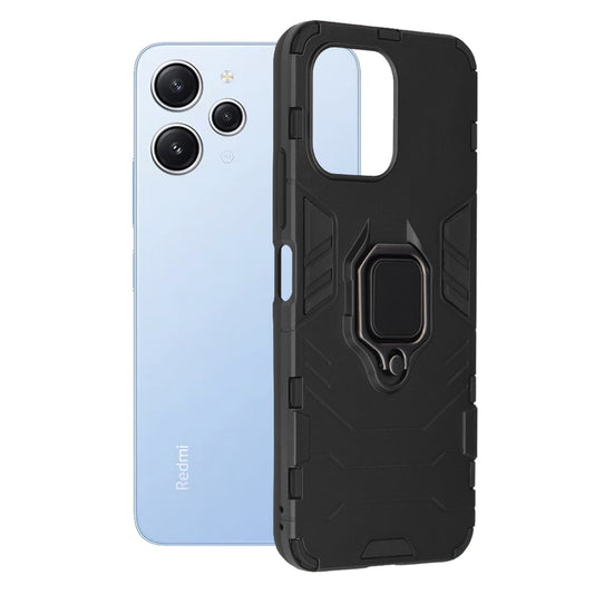 Tok Xiaomi Redmi 12 5G / 12-hez, Techsuit, Shield, Fekete