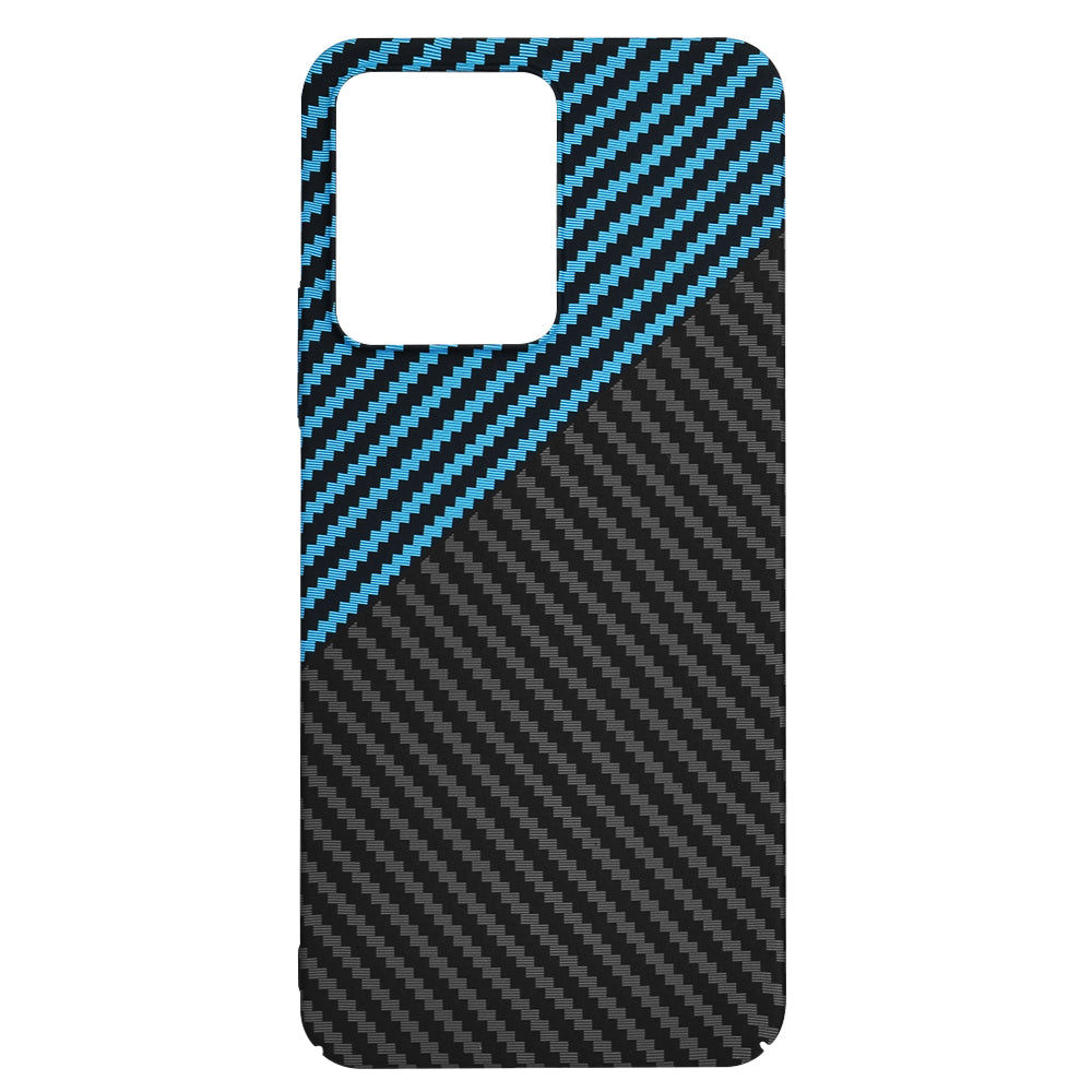 Tok Xiaomi Redmi 13C 5G / 13C / Poco C65-hez, Techsuit, Carbonite FiberShell, Fekete Kék