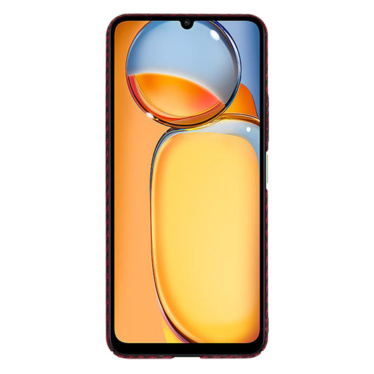 Tok Xiaomi Redmi 13C 5G / 13C / Poco C65-hez, Techsuit, Carbonite FiberShell, Piros