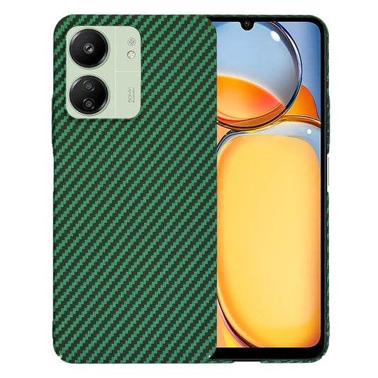 Tok Xiaomi Redmi 13C 5G / 13C / Poco C65-hez, Techsuit, Carbonite FiberShell, Zöld