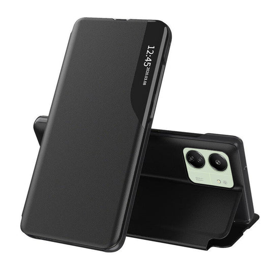 Case for Xiaomi Redmi 13C 5G / 13C / Poco C65, Techsuit, eFold, Black