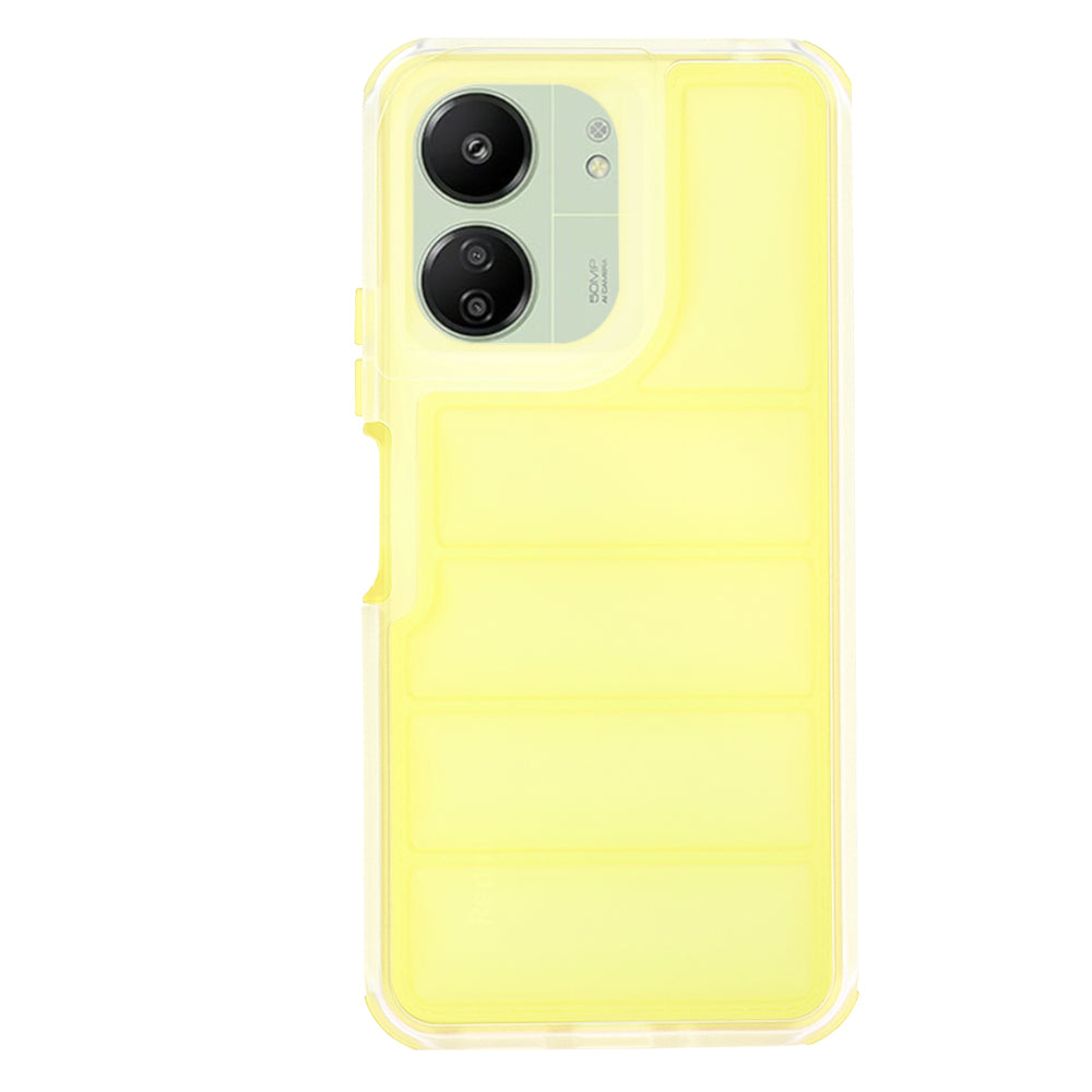 Tok Xiaomi Redmi 13C 5G / 13C / Poco C65-hez, Techsuit, Wave Shield, Sárga