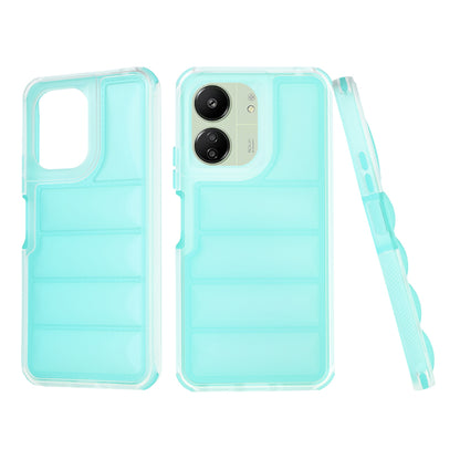 Tok Xiaomi Redmi 13C 5G / 13C / Poco C65 készülékhez, Techsuit, Wave Shield, Türkiz