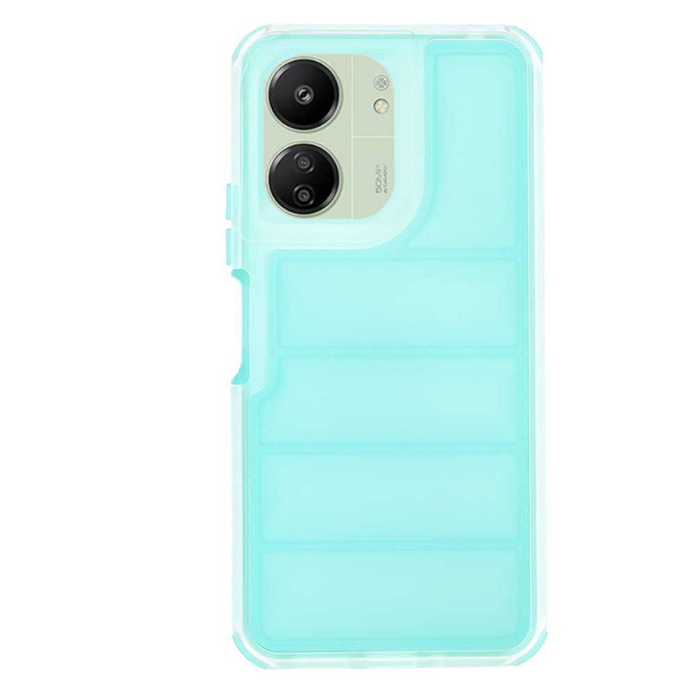 Tok Xiaomi Redmi 13C 5G / 13C / Poco C65 készülékhez, Techsuit, Wave Shield, Türkiz