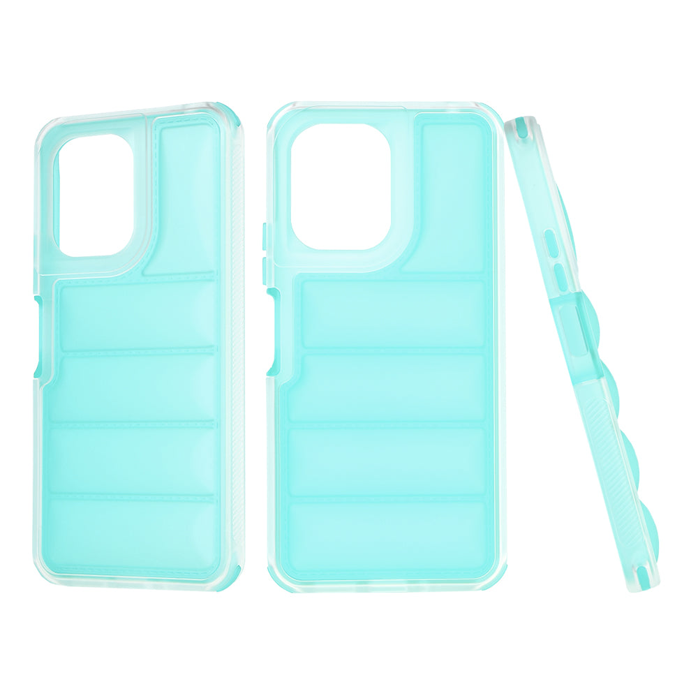 Tok Xiaomi Redmi 13C 5G / 13C / Poco C65 készülékhez, Techsuit, Wave Shield, Türkiz